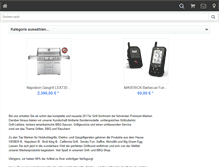 Tablet Screenshot of bbq-entertainer-shop.de